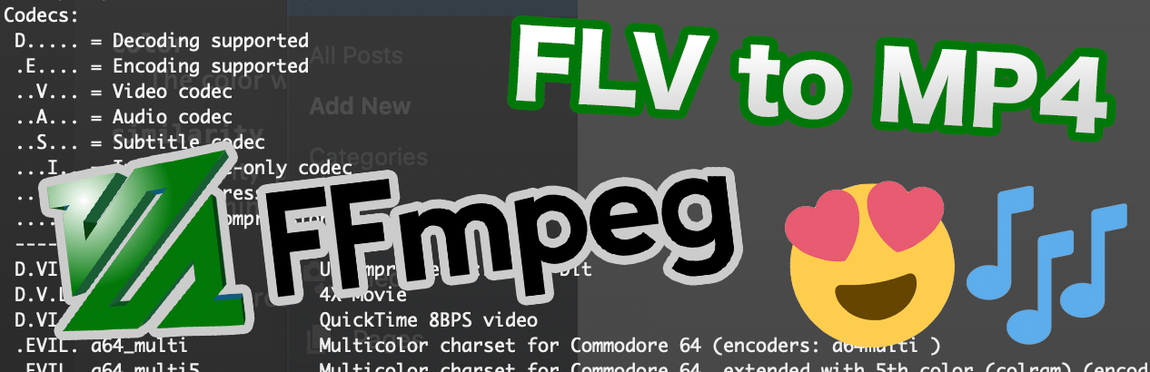 convert flv files to mp4