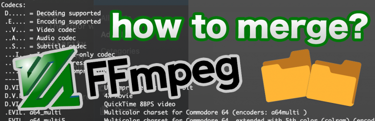 ffmpeg combine videos into one
