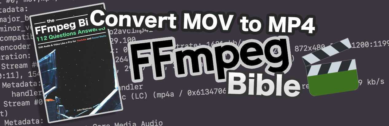 ffmpeg mov to mp4 h264