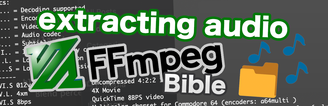 ffmpeg extract audio mp4